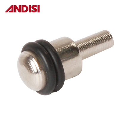 Armoire en acier en caoutchouc anneau étagère en verre support 5mm Stud Holder Bracket étagère épingle