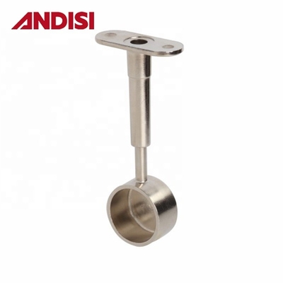 Réglable Ronde Armoire de tuyau de garde-robe Centre de rails supports pour 80-120 mm de hauteur