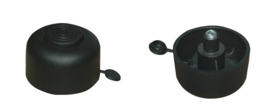 Meubles à vis à glissière à jambe réglable réglable pour le repose-pieds sous bureau Diamètre 50 mm