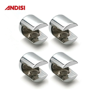 Support de support pour étagère en verre support de verre en alliage de zinc