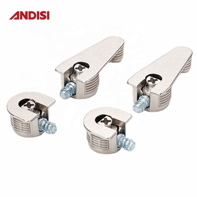 Connecteur de verrouillage à cames pour armoire à fils de 20 mm Liège de zinc et connecteur Rafix pour meubles en acier