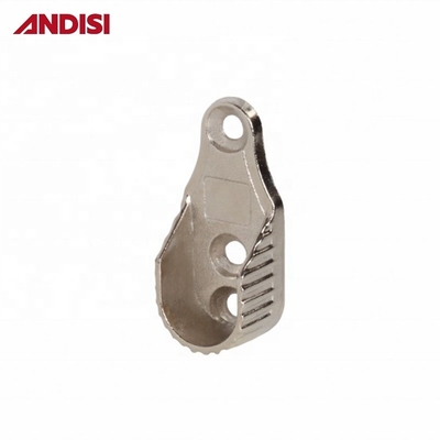 Pipe d'appui en alliage de zinc ovale pour support de rails à tiges suspendues dans les accessoires de garde-robe