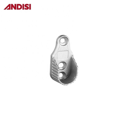 Pipe d'appui en alliage de zinc ovale pour support de rails à tiges suspendues dans les accessoires de garde-robe