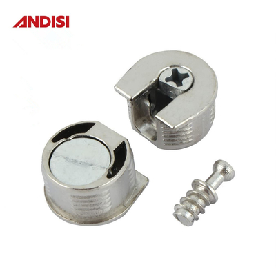 Connecteur de panneau de connexion excentrique de 20 mm pour les meubles en alliage de zinc