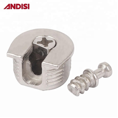 Alliage de zinc 20 mm fil Cam Lock Mini support d'étagère fixe pour le connecteur de meubles