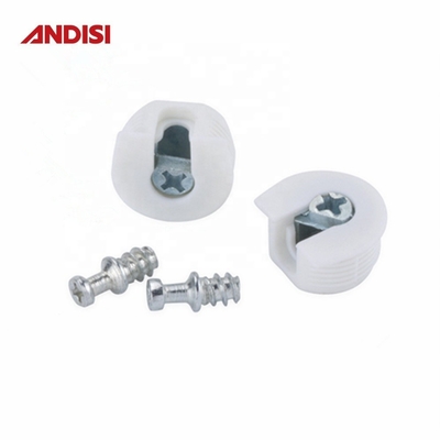 20 mm de diamètre de cam blanche brune boîtier de connecteur en plastique pour la carte et la connexion de la carte