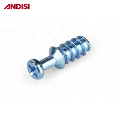 Meubles en plastique armoire en alliage de zinc connecteur à cames conjointes vis boulon Rafix connecteur