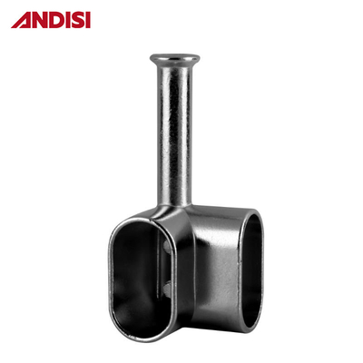 Convient détenteur de tube de garde-robe Support de bout pour les barres de placard et vêtements rails suspendus