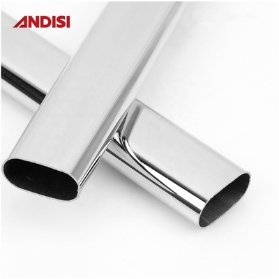 Rameau de rail suspendu en acier ovale enduit de chrome dur pour garde-robe de design moderne
