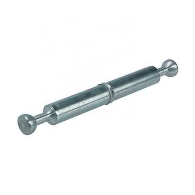 24 64MM/34 84MM Meubles matériel mini fixé double boulon à extrémité connecteur Dowel Steel Rod