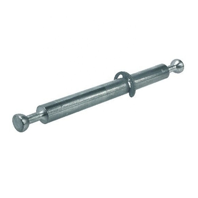 24 64MM/34 84MM Meubles matériel mini fixé double boulon à extrémité connecteur Dowel Steel Rod