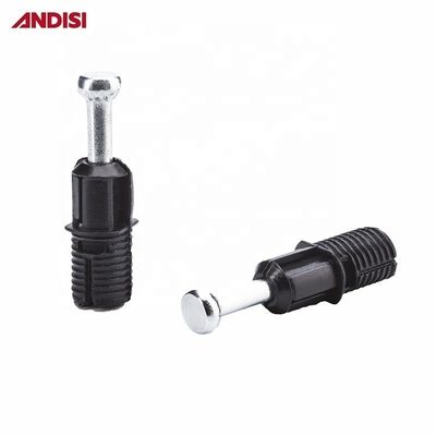Connecteur de meubles M8 M10 Assemblage rapide Mini fixation de montage Boulons en acier Dowels en plastique