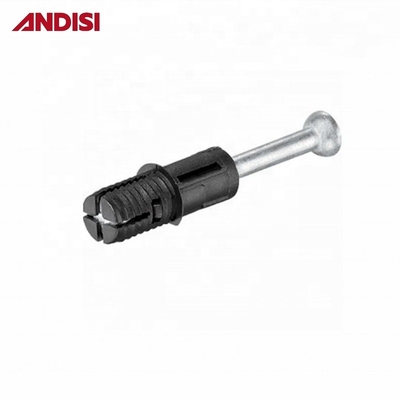 Connecteur de meubles M8 M10 Assemblage rapide Mini fixation de montage Boulons en acier Dowels en plastique