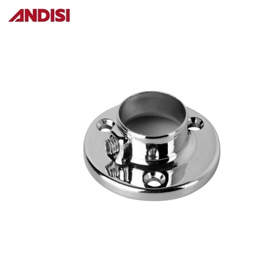 Porte-pipe de garde-robe de meubles 30 mm Croom rond