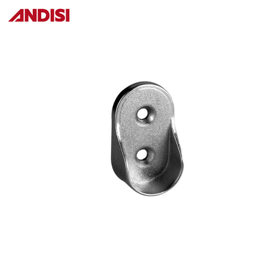 Longueur 44 mm Armoire en alliage de zinc pour tube ovale 30x15 mm support de tuyau ovale