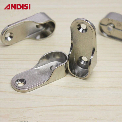 Longueur 44 mm Armoire en alliage de zinc pour tube ovale 30x15 mm support de tuyau ovale
