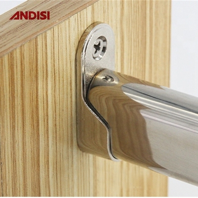 Longueur 44 mm Armoire en alliage de zinc pour tube ovale 30x15 mm support de tuyau ovale