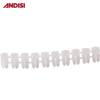 Meubles mini-fixé en plastique transparent à manche d'expansion de connexion de nylon Noix pour vis