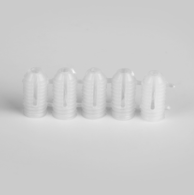 Meubles mini-fixé en plastique transparent à manche d'expansion de connexion de nylon Noix pour vis