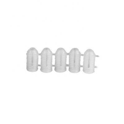 Meubles mini-fixé en plastique transparent à manche d'expansion de connexion de nylon Noix pour vis