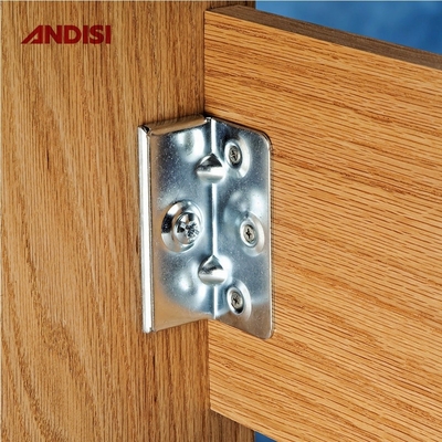 Meubles de chambre à coucher Matériel de connexion de coin de lit métallique Support de lit pour cadre de lit en bois métallique