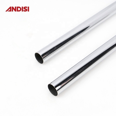 16-50mm Tuyau en acier chrome en tissu suspendu pour garde-robe