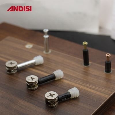 Emballage du courrier 3-IN-1 Cabinet en bois connexion Cam Lock Noix et boulon MINI FIX