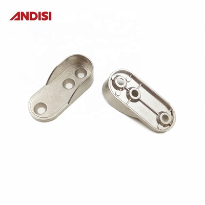 Améliorez votre garde-robe avec un support de tuyau ovale et un support de rails pour vêtements en alliage de zinc de 44 mm