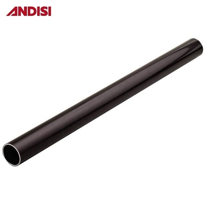 Tubes de garde-robe noirs de style Matt pour les armoires et les vêtements suspendus à long terme