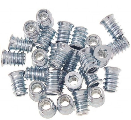 Emballage du courrier Y Hex Drive Fixation insert fileté Meubles en bois vis Insert Noix