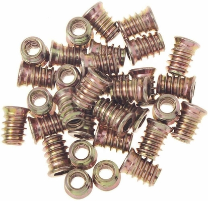 Emballage du courrier Y Hex Drive Fixation insert fileté Meubles en bois vis Insert Noix