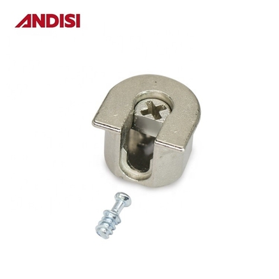 Connecteur pour meubles en alliage de zinc, vis à pinceau en acier galvanisé en zinc fondu et disque de verrouillage à cames, emballage du courrier