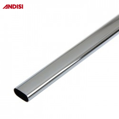 Meubles de chambre à coucher Tubes en aluminium Armoire Tubes suspendus Rail Ovale Armoire
