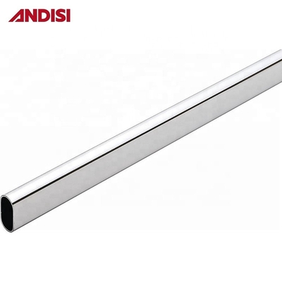 Design moderne 3M Tubes de garde-robe chrome et bâton de suspension pour les accessoires de garde-robe
