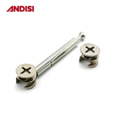 Moderne design de meubles en acier assemblage Cam Dowel Boult Kit double tête bout de vis de tige de tige