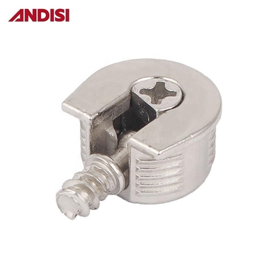 Alliage de zinc 20 mm fil Cam Lock Mini support d'étagère fixe pour le connecteur de meubles