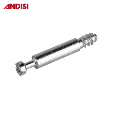 Meubles connecteur Boulons mini fixés vis Dowel 33/36/46mm acier zincé M4 Hardware moderne
