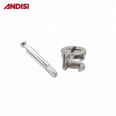 Meubles connecteur Boulons mini fixés vis Dowel 33/36/46mm acier zincé M4 Hardware moderne